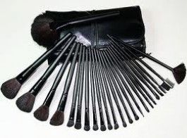 Kit 24 pincéis Preto