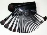Kit 24 pincéis Preto